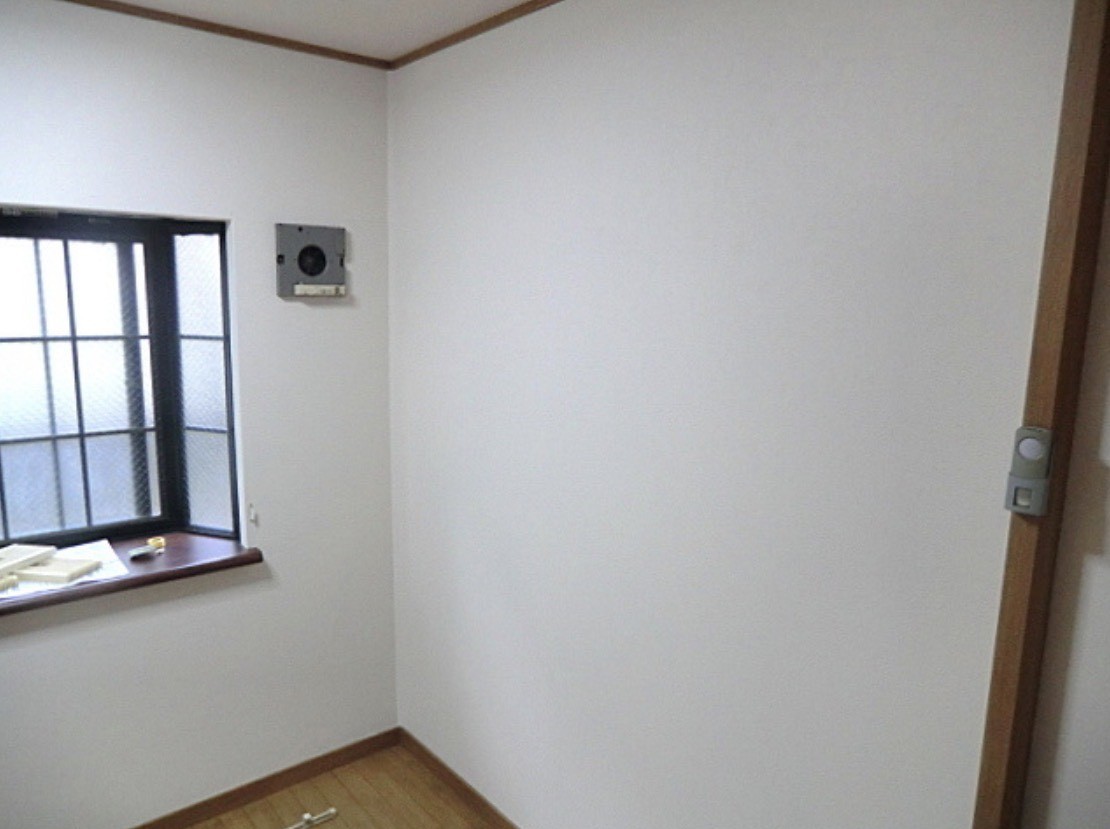 塗装後のクロス